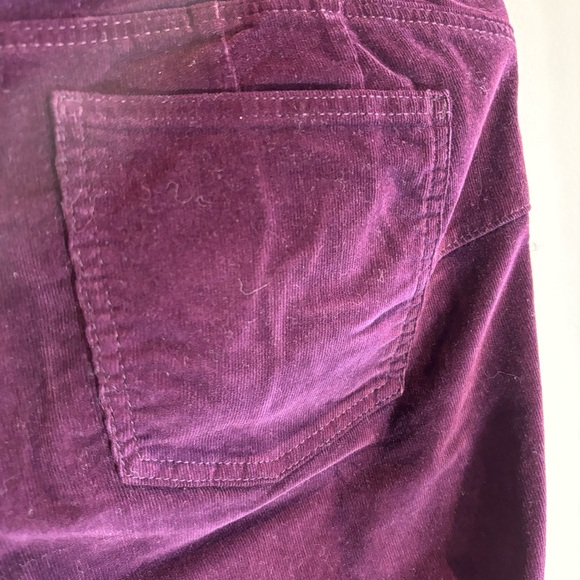 TORRID Sz 18R Bombshell Skinny Purple Velvet Ankle Length Jeans New with Tags - Picture 7 of 12